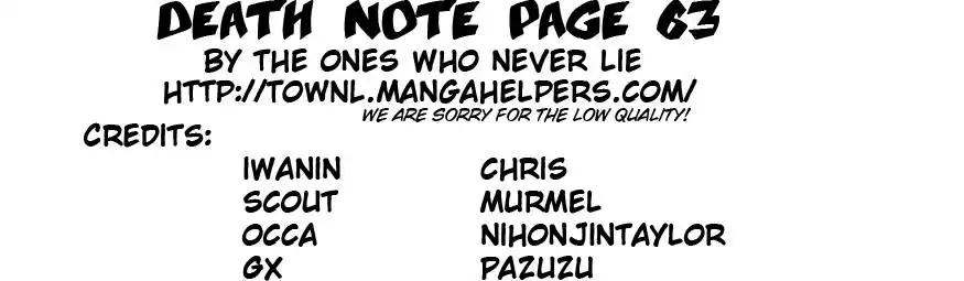 Death Note Chapter 63 1